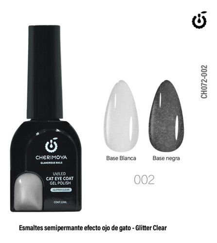 Cat eyes glitters clear 002