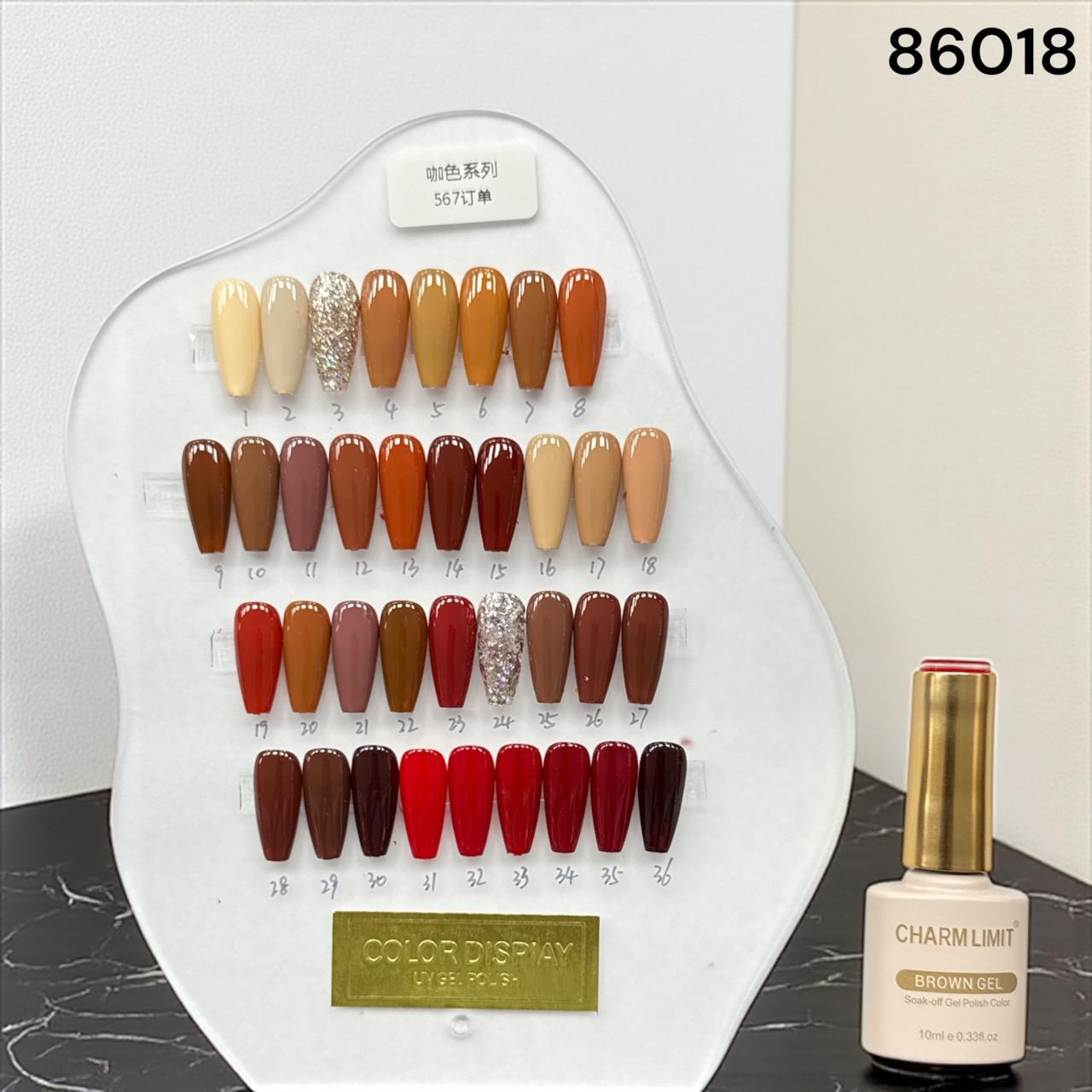 Brown gel Charm limit 35