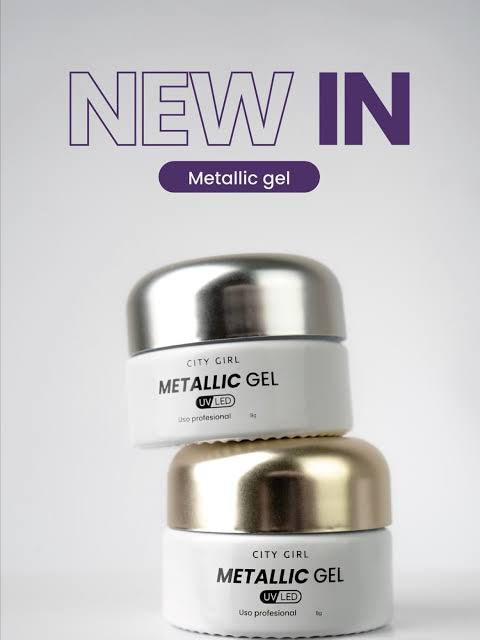 Gel metálico City girl dorado