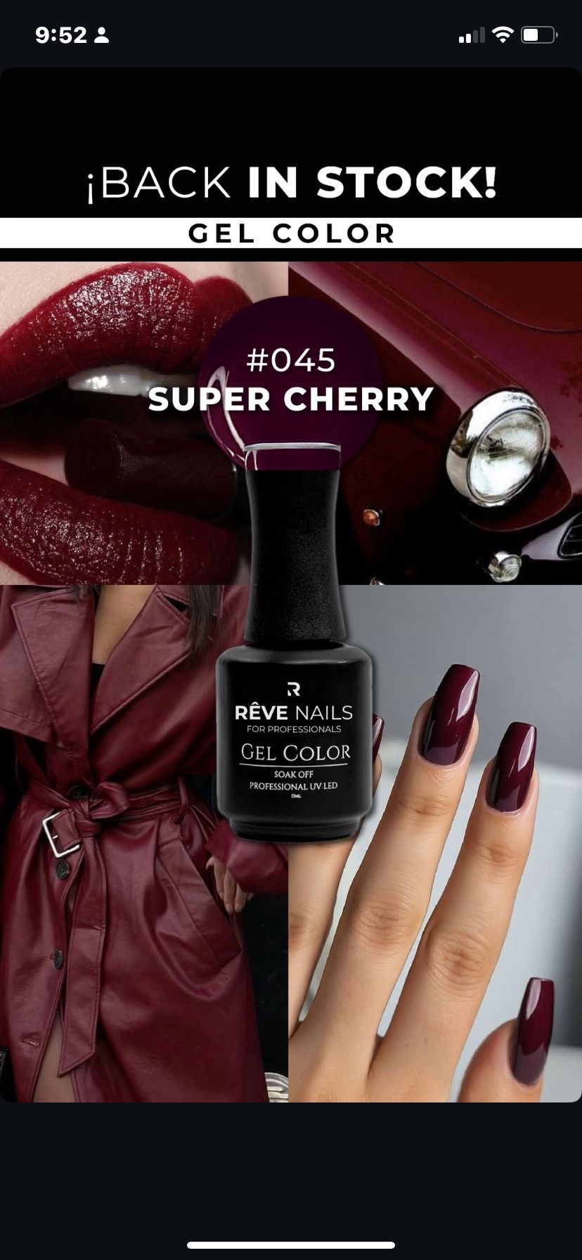 Súper cherry RÊVE 45