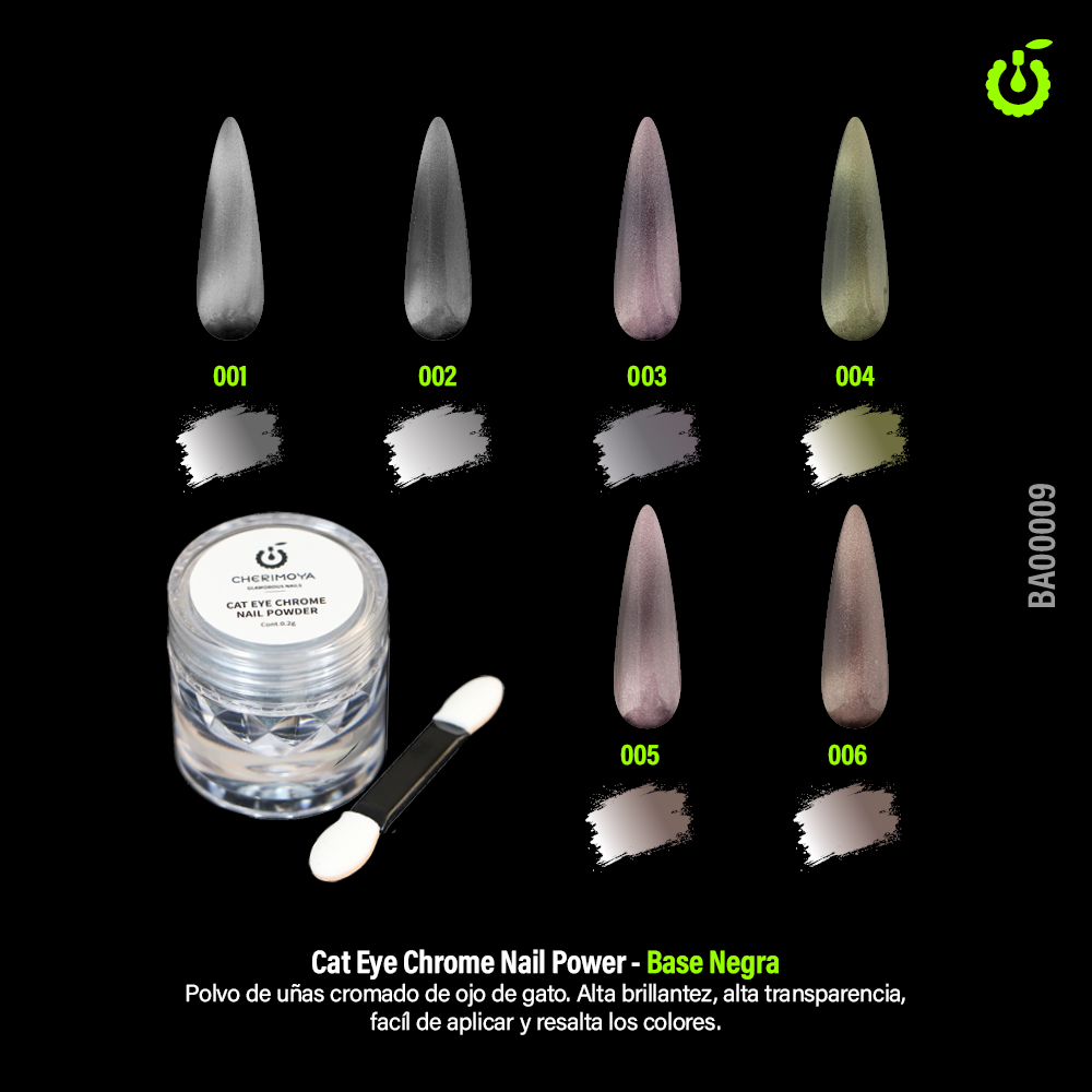 Polvo Cat Eye Chrome Cherimoya 004