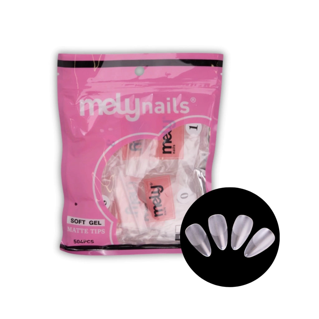 Tips soft gel almendra mely 0-11- 504unidades