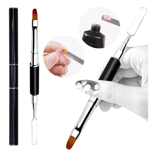 Pincel polygel 2 en 1