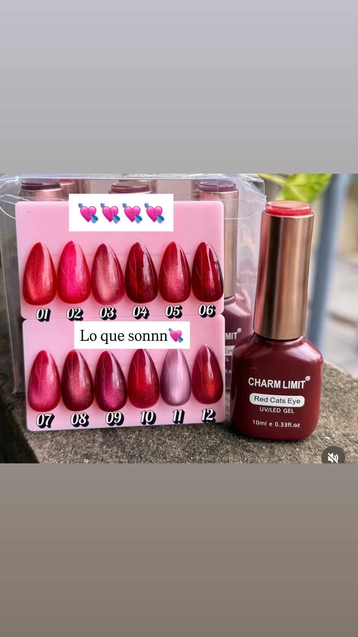 Red cat eyes Charm limit 12