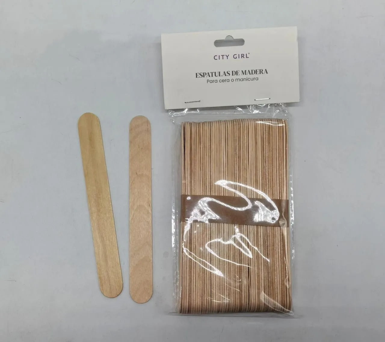 Espátulas de madera para cera CITY GIRL