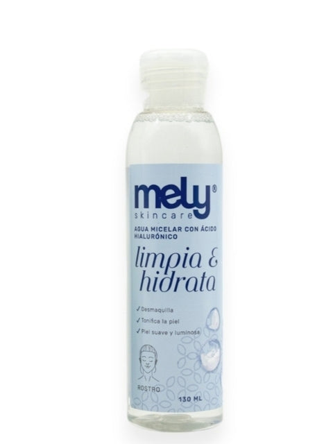 Agua micelar con ácido hialuronico MELY