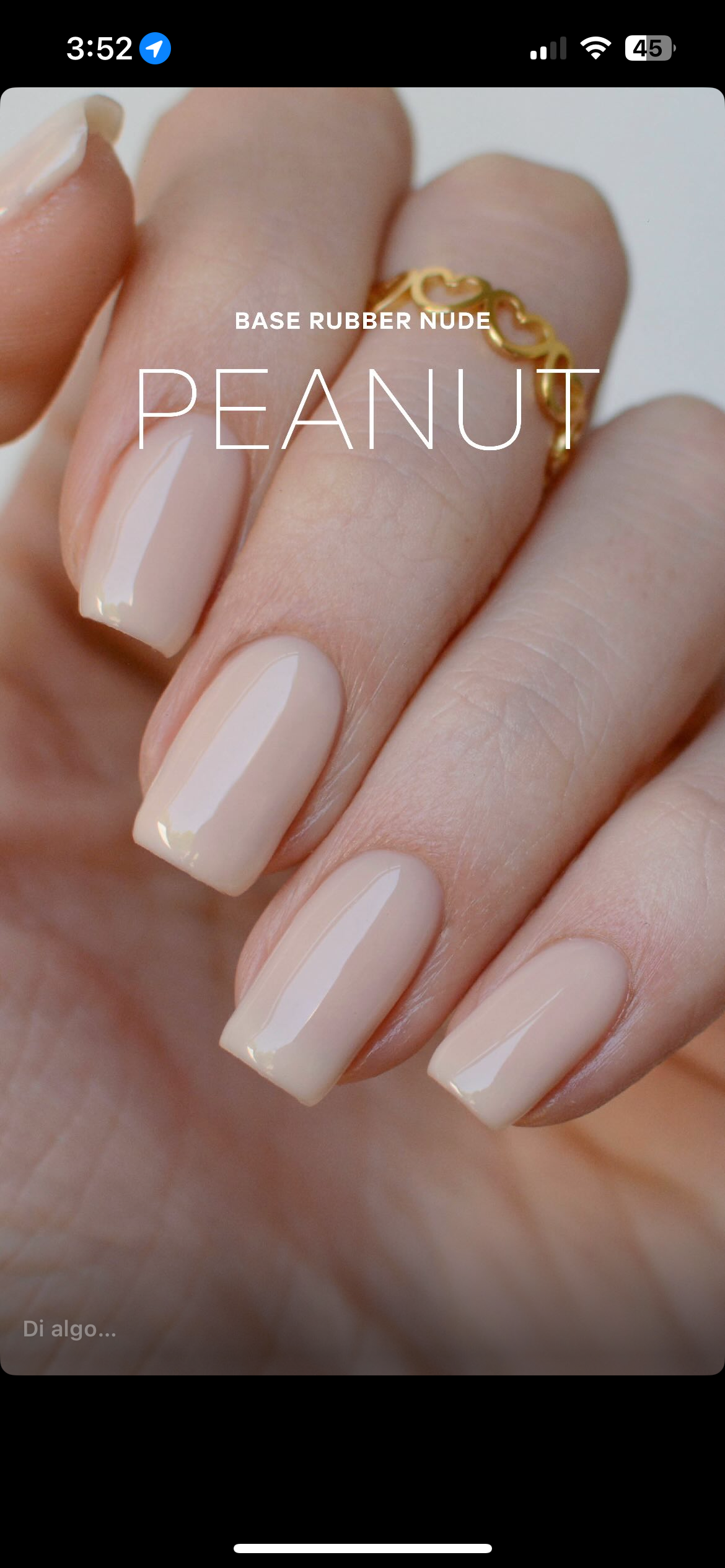 Base coat rubber PEANUT Pink mask