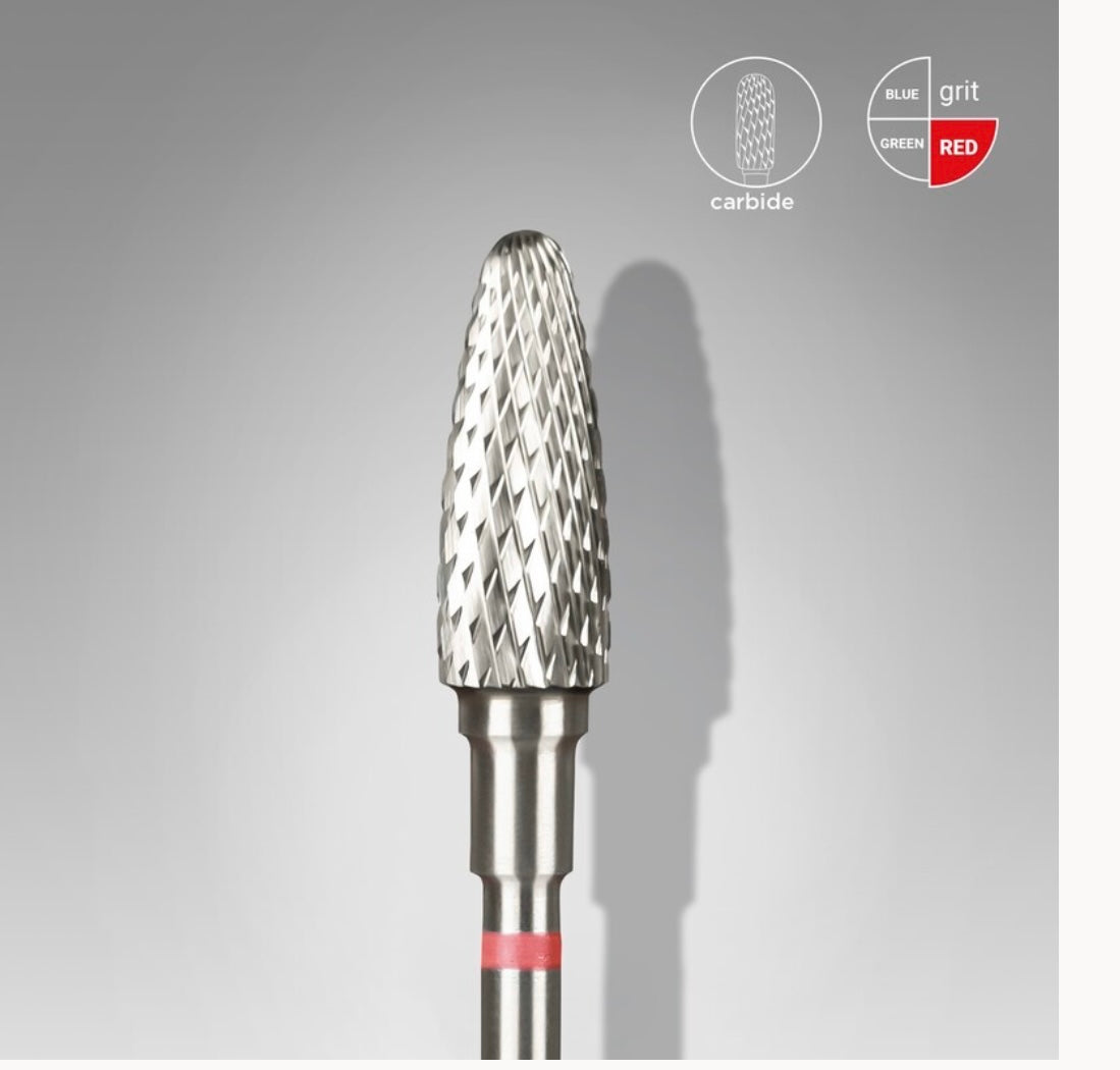 FRESA DE CARBURO ROJA STALEKS