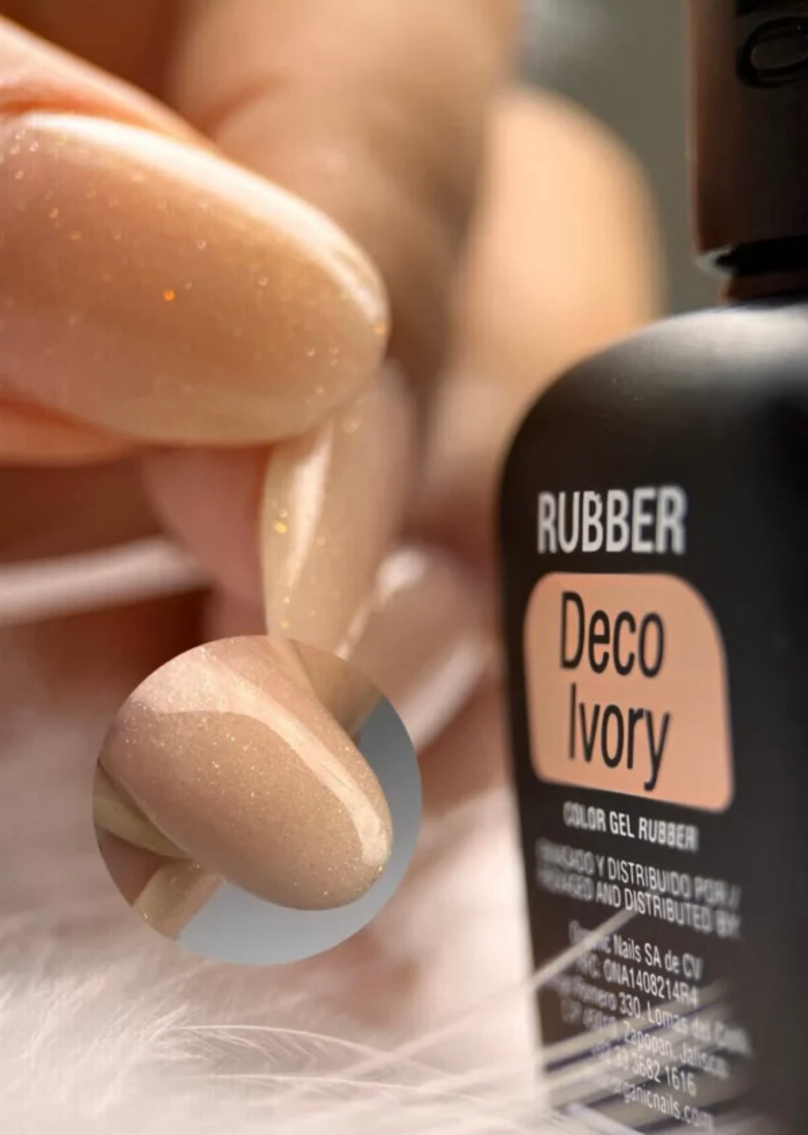 Base rubber Organic DECO IVORY