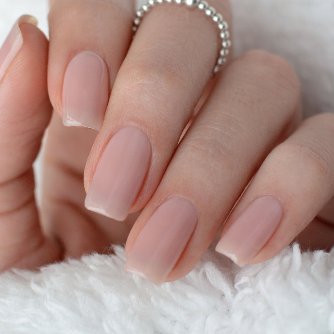 Base rubber coat sheer nude PINK MASK