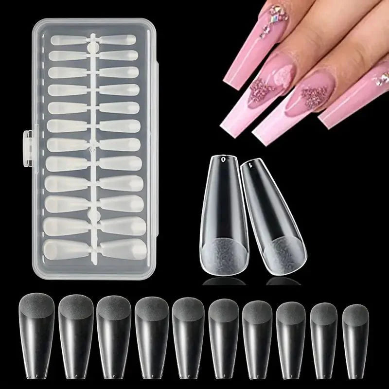 Tips soft gel coffin ABS 04 X240 UNIDADES