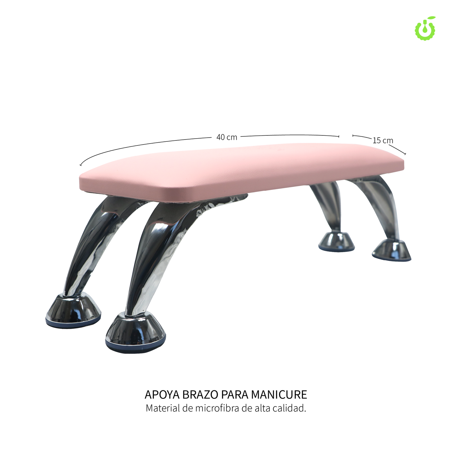 Apoya manos metalico BLANCO CHERIMOYA