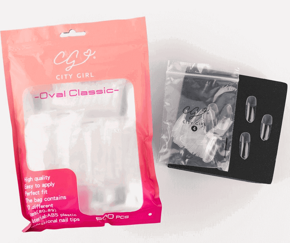 Tips city girl Oval Classic 600 unidades