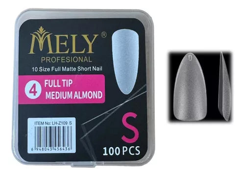 Tips medium almendra S 100unidades