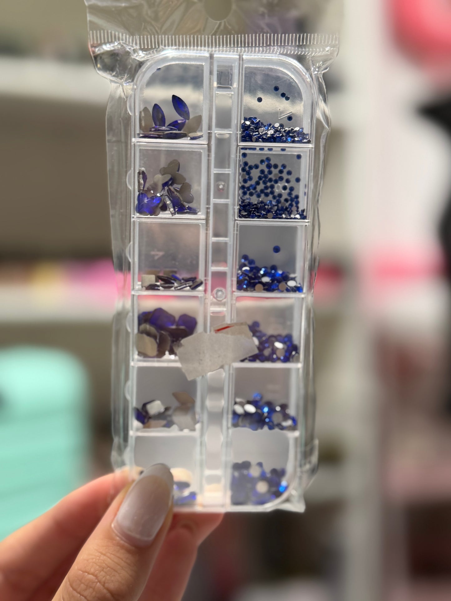 Piedras /strass azules