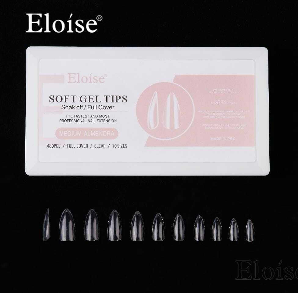 Tips Eloise 480 unidades Almendra medianas