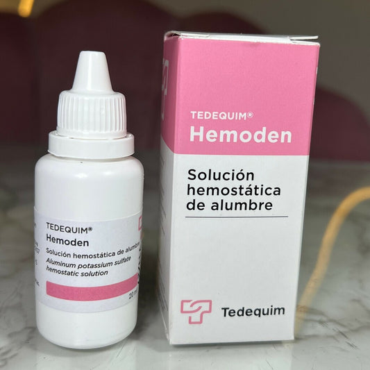 Hemoden – Solución Hemostática de Alumbre (20 ml) | Tedequim