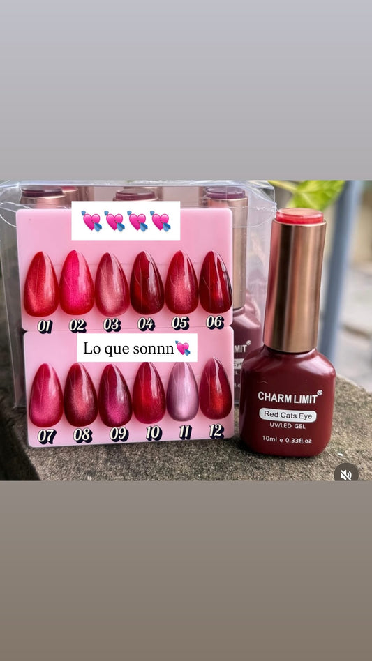 Red cat eyes Charm limit 12