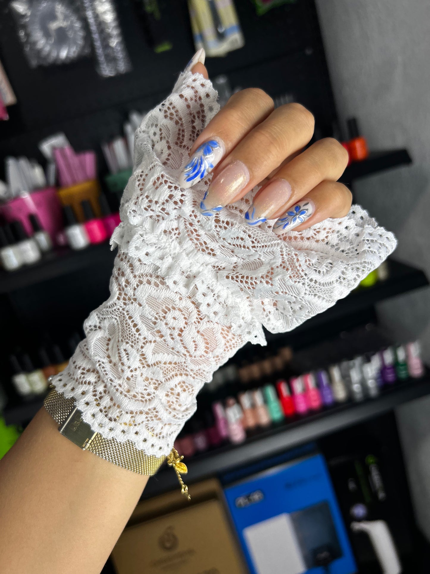 Guantes blanco para fotos