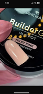 Builder gel en pote 30gr MILKY PINK