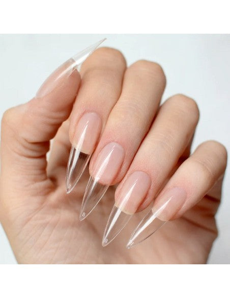 Tips soft gel STILLETO MEDIUM -Pink mask 550piezas