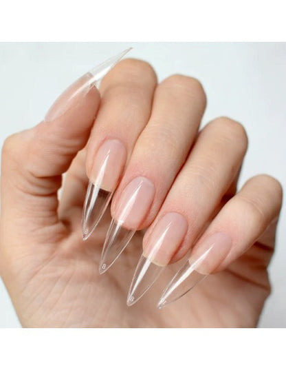 Tips soft gel STILLETO MEDIUM -Pink mask 550piezas