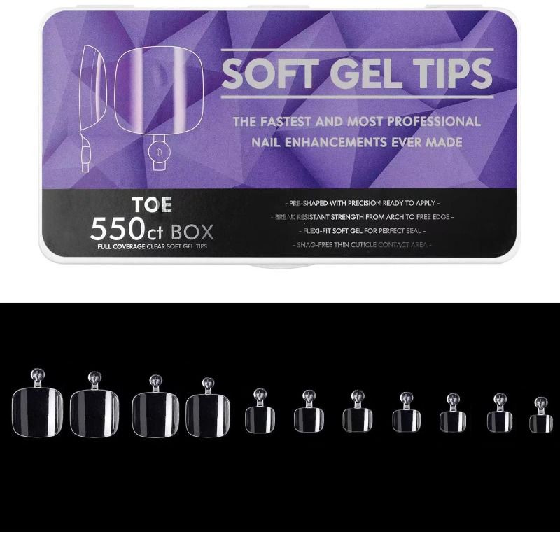 Tips Soft Gel Flexibles 500 Unidades PARA P