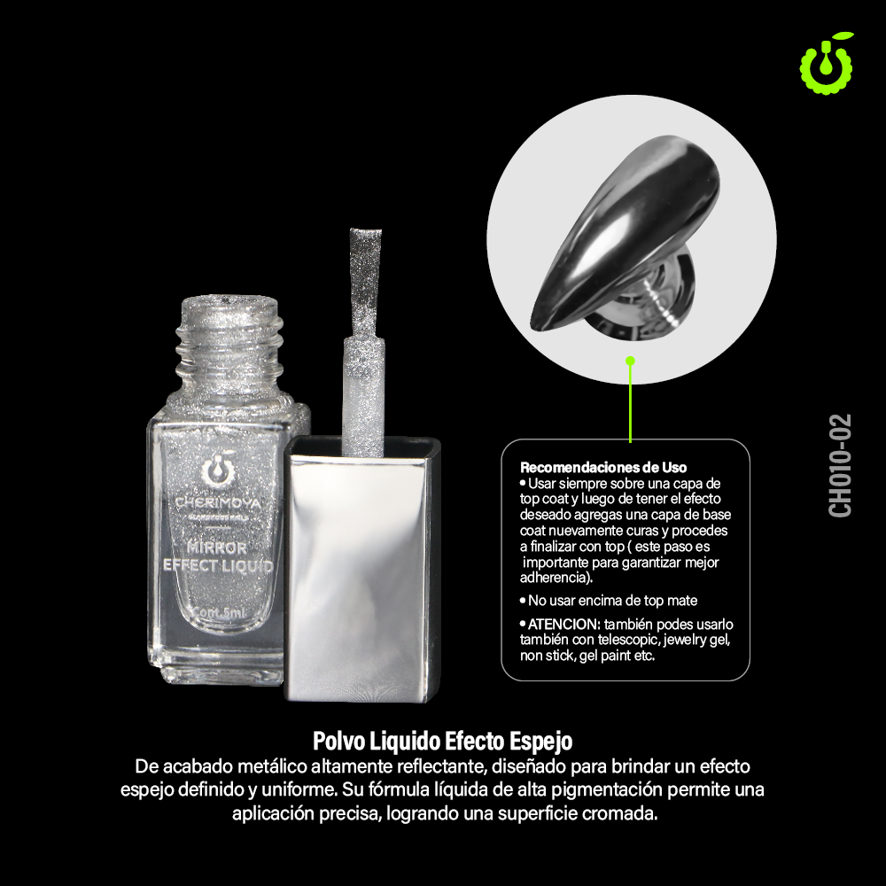 Esmalte efecto espejo CHERIMOYA