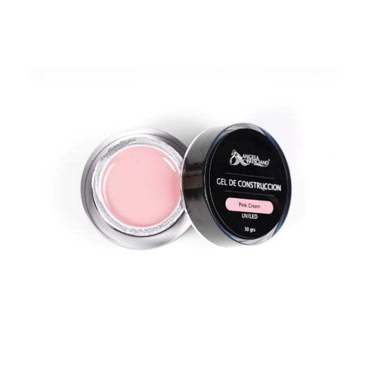 Pink cream gel de construcción Ángela bresciano