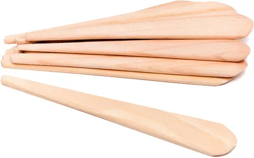 Espátula de madera para cera