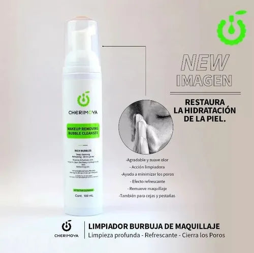 Limpiador y removedor de maquillaje CHERIMOYA