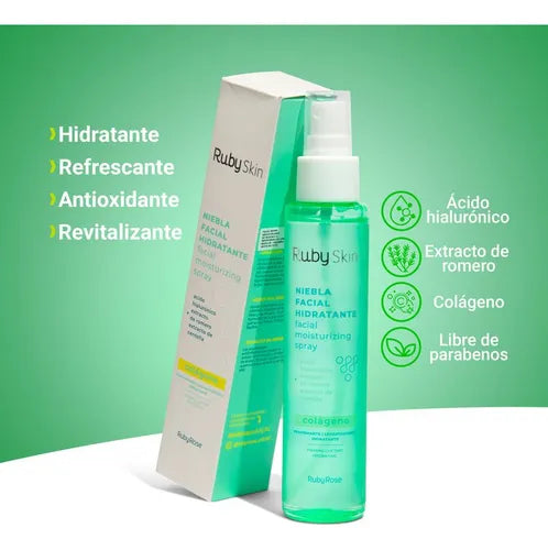 Niebla facial hidratante RUBY SKIN