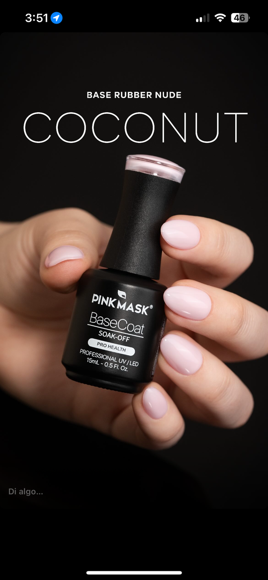 Base coat rubber COCONUT PINK MASK