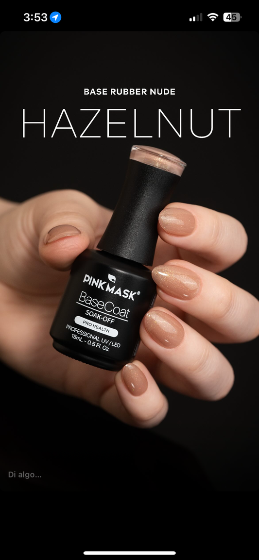 Base coat rubber HAZELNUT Pink mask