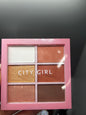 Paleta x6 colores CITY GIRL