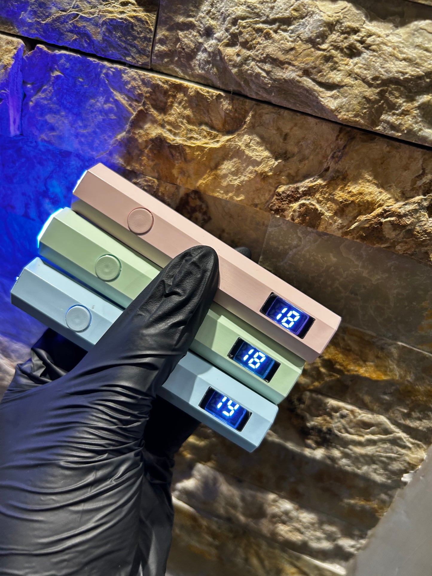 Linterna UV LED CON PANTALLA verde
