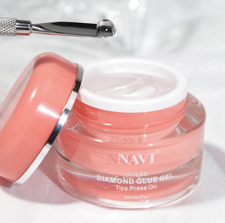 DIAMOND GLUE GEL -TIPS PRESS ON NAVI