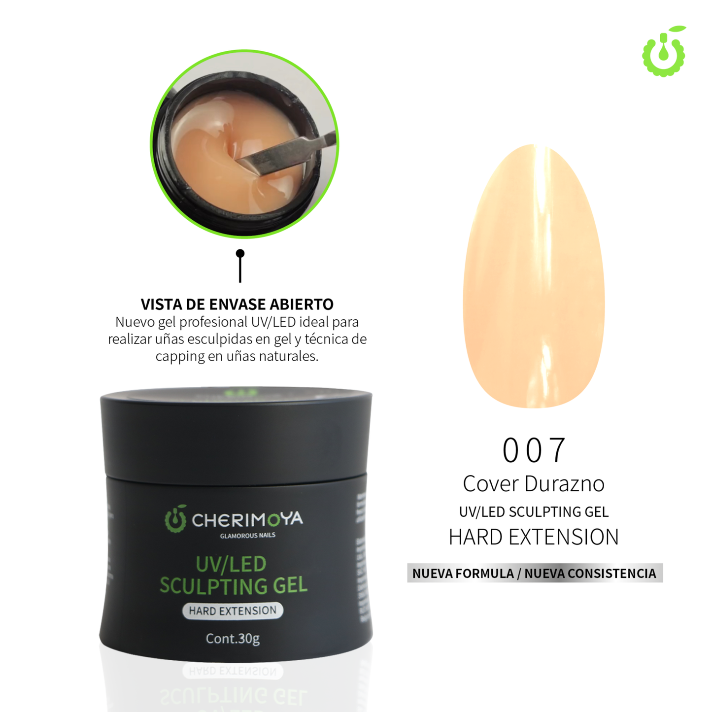 Sculpting gel 007 cherimoya gel de construcción